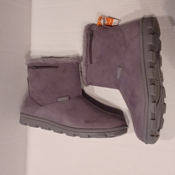 4/$60 New Short Gray Fit Body Boots - Size US8 - Picture 4 of 16